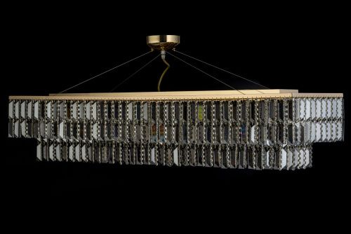 Подвесная хрустальная люстра Arti Lampadari Milano E 1.5.120x30.107 G  фото 3
