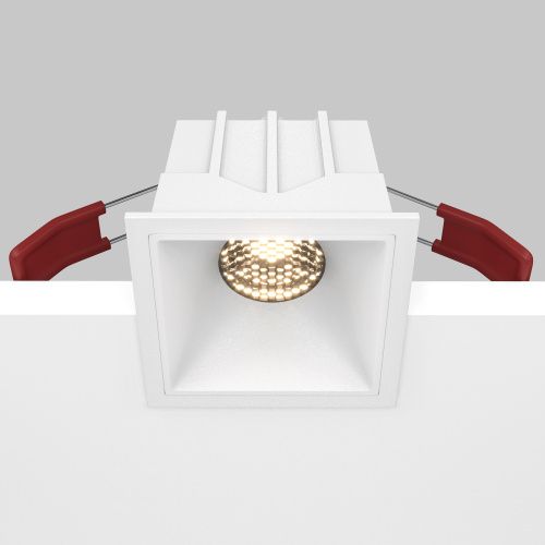 Встраиваемый светильник Maytoni Alfa LED DL043-01-10W3K-D-SQ-W  фото 8