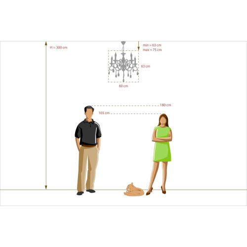 Подвесная люстра De Markt City Аврора 371015705  фото 12